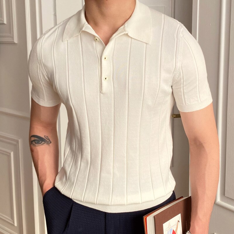 Polo pour Homme Old Money – Élégance Classique et Confort Polyvalent